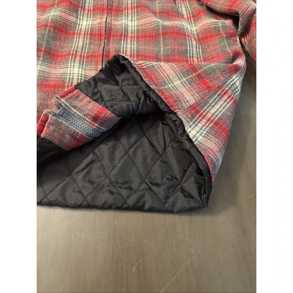 Polo Ralph Lauren  Jean Co Flannel Shirt Jacket Shacket Heavyweight Vintage L